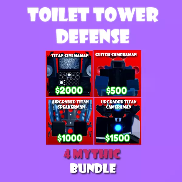 Roblox Toilet Tower Defense - Upgraded Titan Cameraman Mythic AOE - 100%  Clean