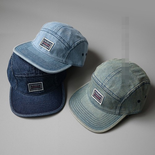 Nuevo sombrero de mezclilla para hombre y mujer gorra de béisbol de ala plana gorra informal vintage - Imagen 1 de 18