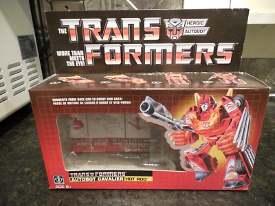 TRANSFORMERS Autobot Cavalier HOT ROD 2017 Re-Issue Action Figure Toy *BOX  ONLY*