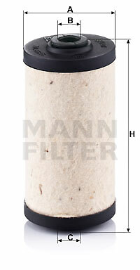MANN-FILTER BFU 707 Fuel filter for AGRALE,FORD,INTERNATIONAL HARV.,MERCEDES-BEN - Picture 1 of 1