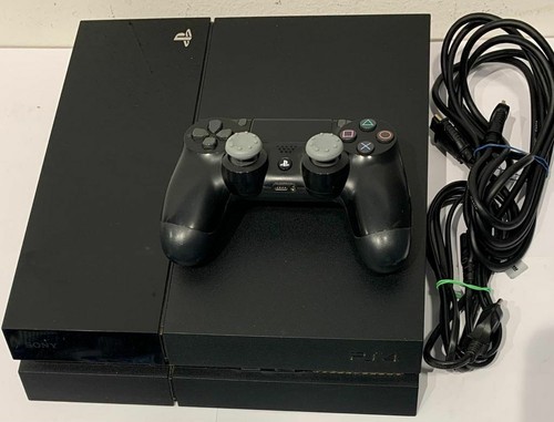 CONSOLE SONY PLAYSTATION PS4 FAT 500GB NERA CONTROLLER ORIGINALE OTTIMO  USATO | eBay