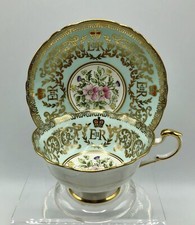 1953 Paragon Queen Elizabeth II Coronation Commemorative Teacp & Saucer /b