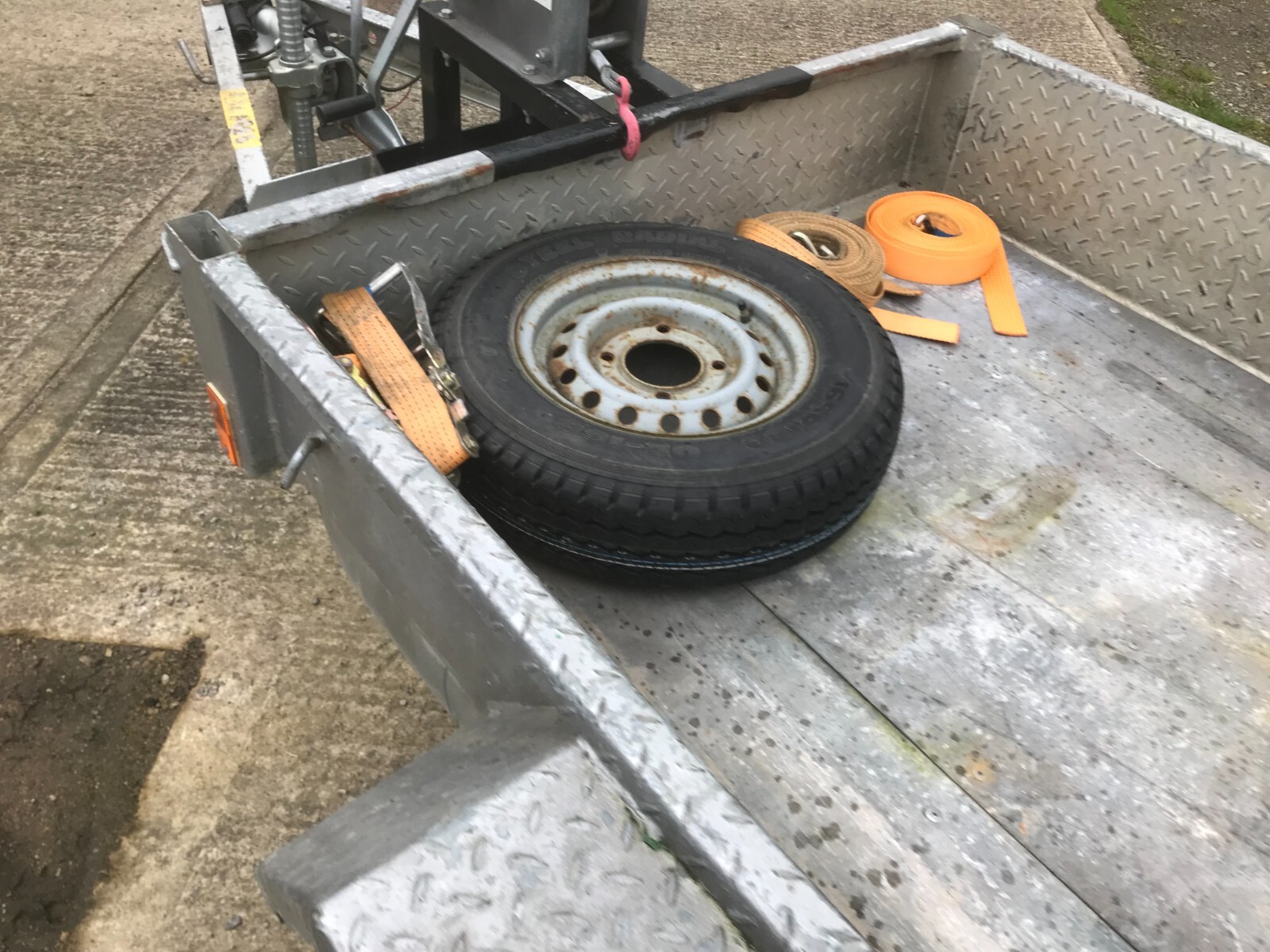 3.5 tonne heavy duty twin axle plant hire trailer eBay