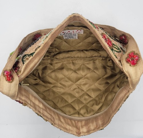 handbag  floral embroided made india - Picture 11 of 23