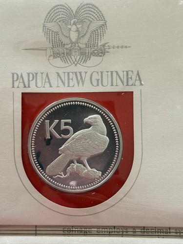 1975 Papua New Guinea COMPLETE 8 Proof Coin Set w/ FDCs & Silver 5K/10K - Picture 7 of 8