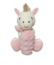 Lovey Blanket Baby Unicorn Pink Girl Theme Security Blanket Lovey Cuddle