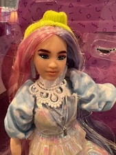 Mattel Barbie Extra Doll #2 NIB Pet Dog Iridescent Dress