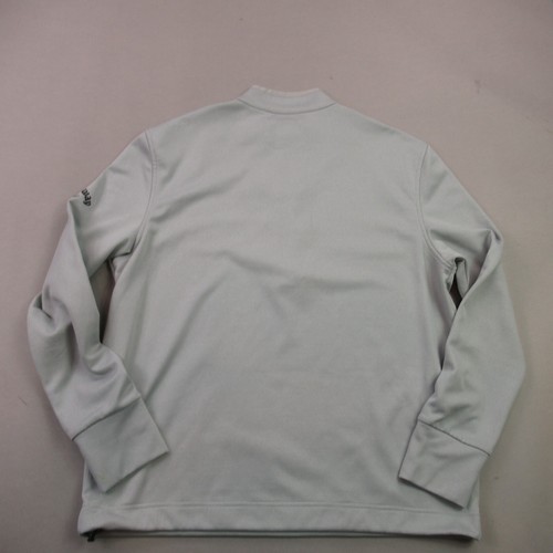 Callaway Sweater Mens Medium Long Sleeve 1/4 Zip Neck Gray Golf Weather Series - Picture 5 of 10