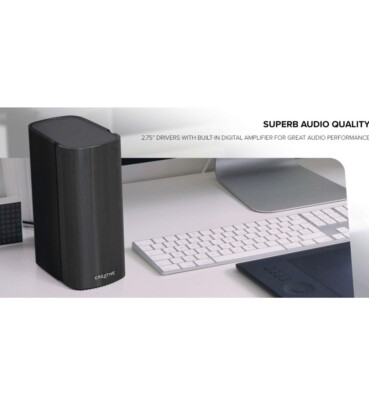 Creative T100 2.0 Compact Hi-Fi Speaker Left Side Only , up to 80W Peak Power BT