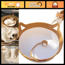 Handwoven Cat Basket - Large Stimuli Design, Cozy Bed for Cats  Kittens
