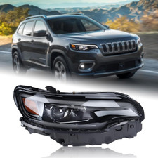 Xenon HID Headlight Assembly Compatible with 2019-2023 Jeep Cherokee LED Headlam