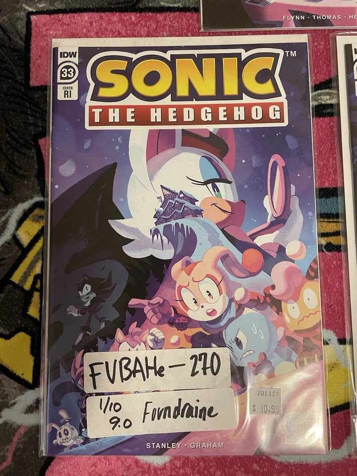 Sonic The Hedgehog 批量 IDW 31 32 33 34 35 RI 零售商激励 全新 — 第 3/4 张图片