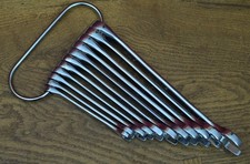 S-k Tools 11-piece Superkrome Metric 12-point Wrench Set On Ring 9mm To 19mm