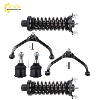 Fits 02-2004 Jeep Liberty Front Shocks Struts Coil Spring Control Arm Ball Joint