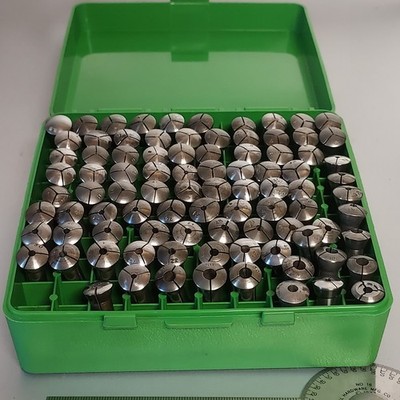 8mm WW  lathe collets, Peerless, National, Wolf Jahn, unbranded     C