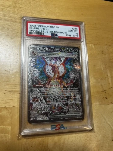 New ListingCharizard ex 223/197 SV03: Obsidian Flames Holo PSA 10