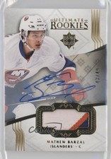 2016-17 Ultimate Collection Rookies Gold 43/49 Mathew Barzal #114 Patch Auto 2d8