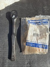 New Armstrong 20-972 Ratchet 12 Drive Industrial Black Finish Usa Made 10-12
