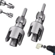 2Pcs 1/2'' 3/4'' Water Pipe Threading Tool Integrated Internal  External Pipe