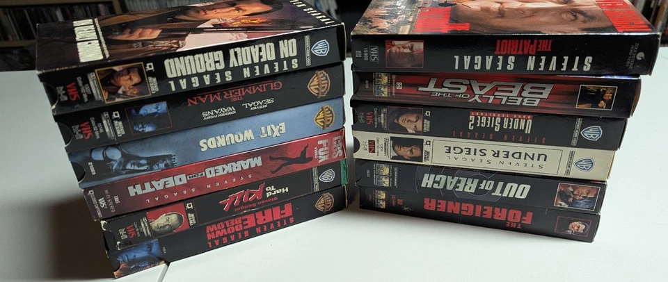 Steven Seagal - VHS Tape Movie LOT Set Bundle of 12 Various Titles - Image 4 of 4