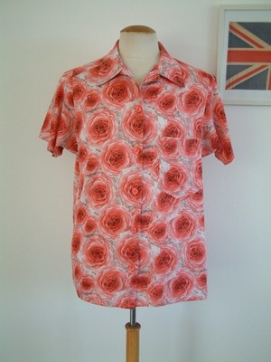 CHRISTIAN DIOR BEACHWEAR..36''/38''..VINTAGE..RARE ROSES..CHELSEA FLOWER SHOW 2026