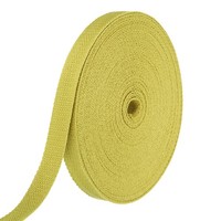 Baumwollband 0.8 Zoll 15.3 Yard Polyester Baumwollband Riemen Gelb