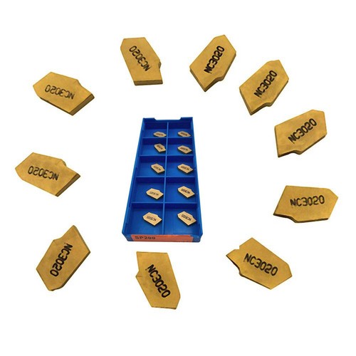 10pcs SP200 GTN-2 Grooving Cut-Off Carbide Inserts For SPB26-2/SPB32-2 - Afbeelding 21 van 22