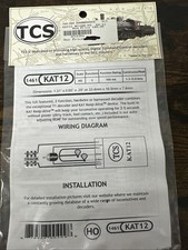 Train Control Systems HO Scale 1461 KAT12 2 Function Decoder w/Keep-Alive NIP