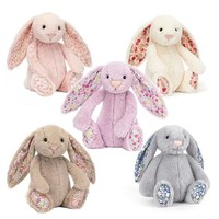 Jellycat Bashful Luxe Bunny Nimbus Plush Toys With Tags+Brand New Gift Bag