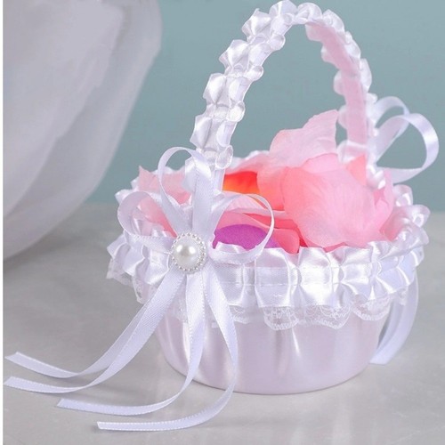 Mini Flower Basket Handheld Storage Basket Wedding Bridesmaid - Picture 6 of 11