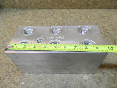 DAMAN 0614 AD05HP033S 3 Station Parallel Manifold Aluminum SAE Ports - Picture 3 of 12