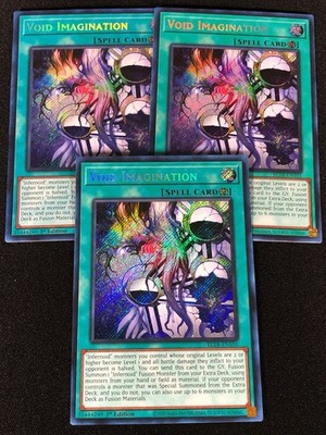 Yugioh Void Imagination BLTR-EN101 1ST SECRET x3 (NM)