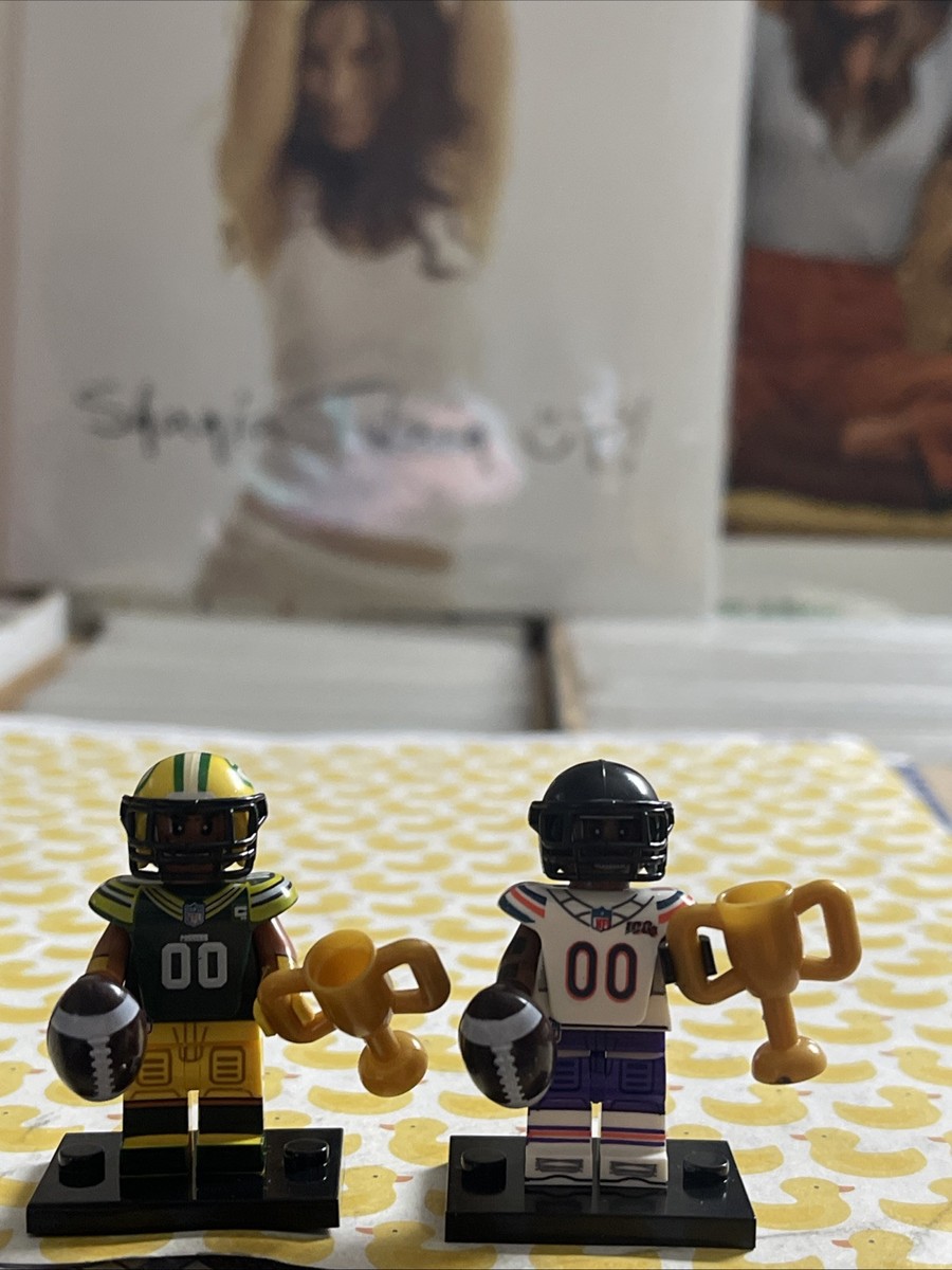 GREEN BAY PACKERS CHICAGO BEARS NFL FOOTBALL PLAYER LEGO MINIFIG