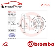 BREMSSCHEIBEN SATZ PAAR HINTEN BREMBO 08E95511 2PCS P FÜR FORD PUMA