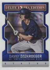 2014 Panini Elite Extra Edition Status Blue Die-Cut 27/100 Danny Diekroeger 0b0