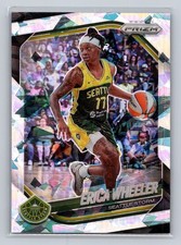 2025 Panini Prizm WNBA #125 Erica Wheeler Ice Prizms