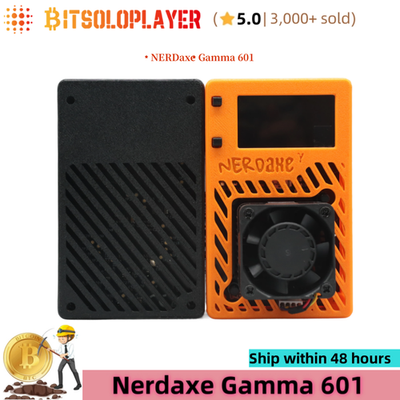 Upgraded Nerdaxe Gamma 601, 1.2TH/s Bitcoin Asic Solo Miner BTC