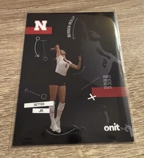 2025 Onit Athlete Bergen Reilly Black Silhouette SIL-2 Nebraska Volleyball Card!