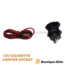 12V Cigarette Lighter Socket Power Plug Outlet Car Marine Motorcycle Receptacle