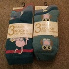 6 pares de calcetines para mujer de algodón ricos en animales Reino Unido 4 - 7....... Ref CR 2