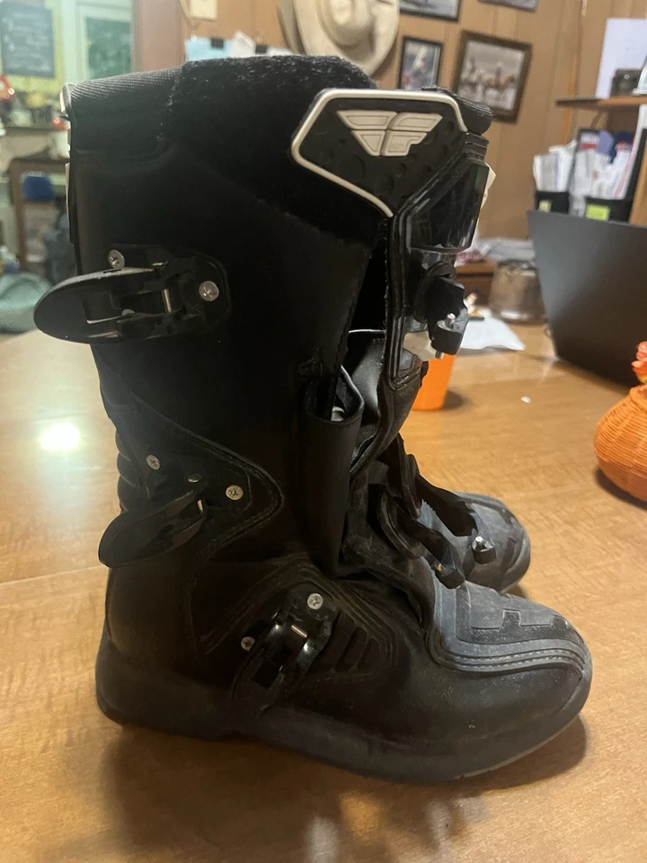 Botas de carreras Maverik juveniles talla 6 Fly Dirt Bike Foto 3 de 4