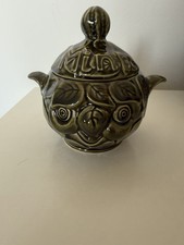 VINTAGE 1960/70s SADLER WARE MINT SAUCE SMILING FACE POT