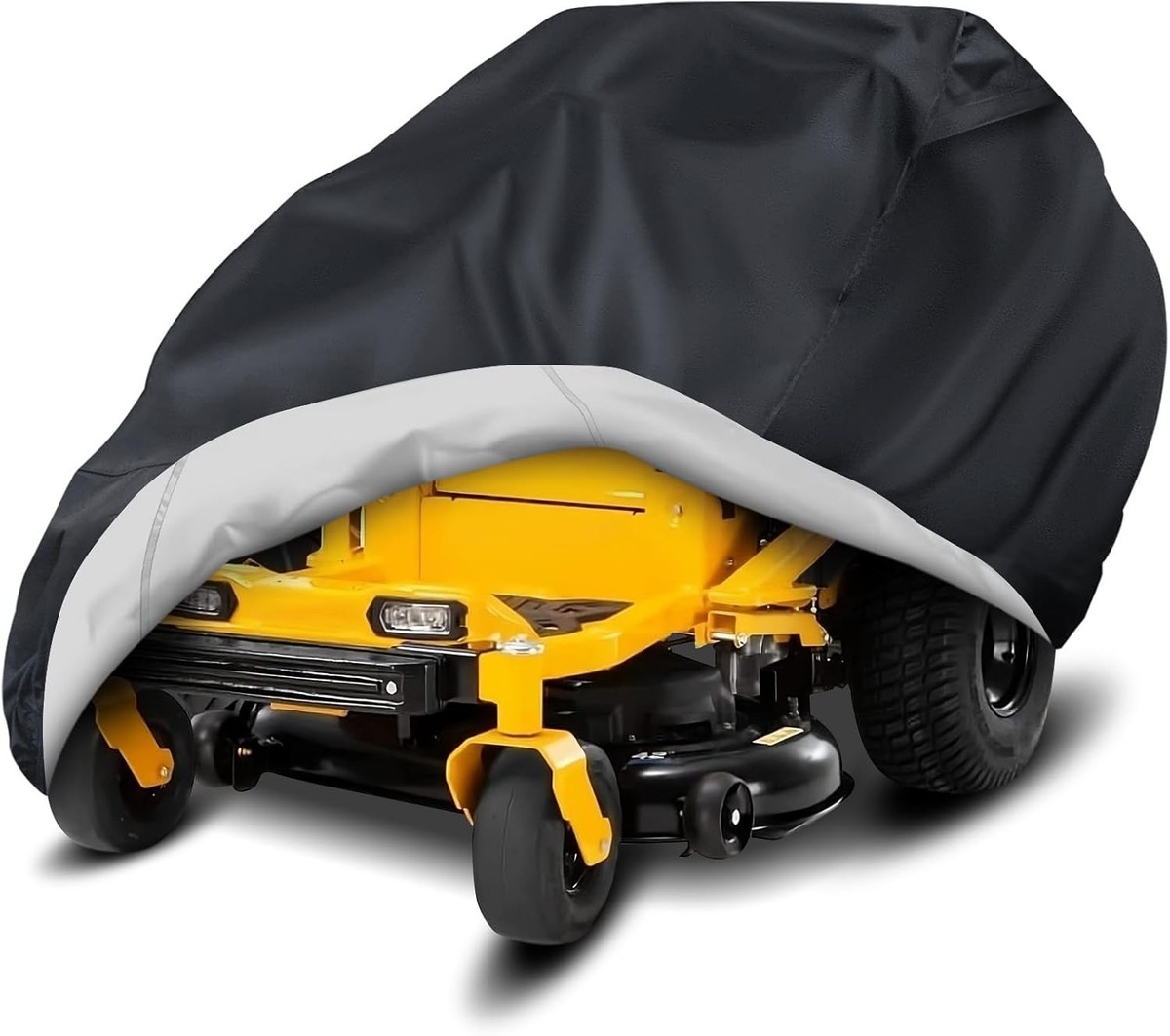 Zero Turn Mower Cover with Bagger Attachment, Riding Lawn Mower
