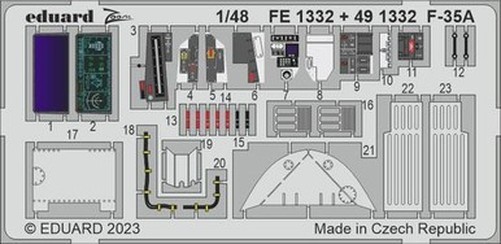 Eduard FE1332 1/48 F-35A - Tamiya