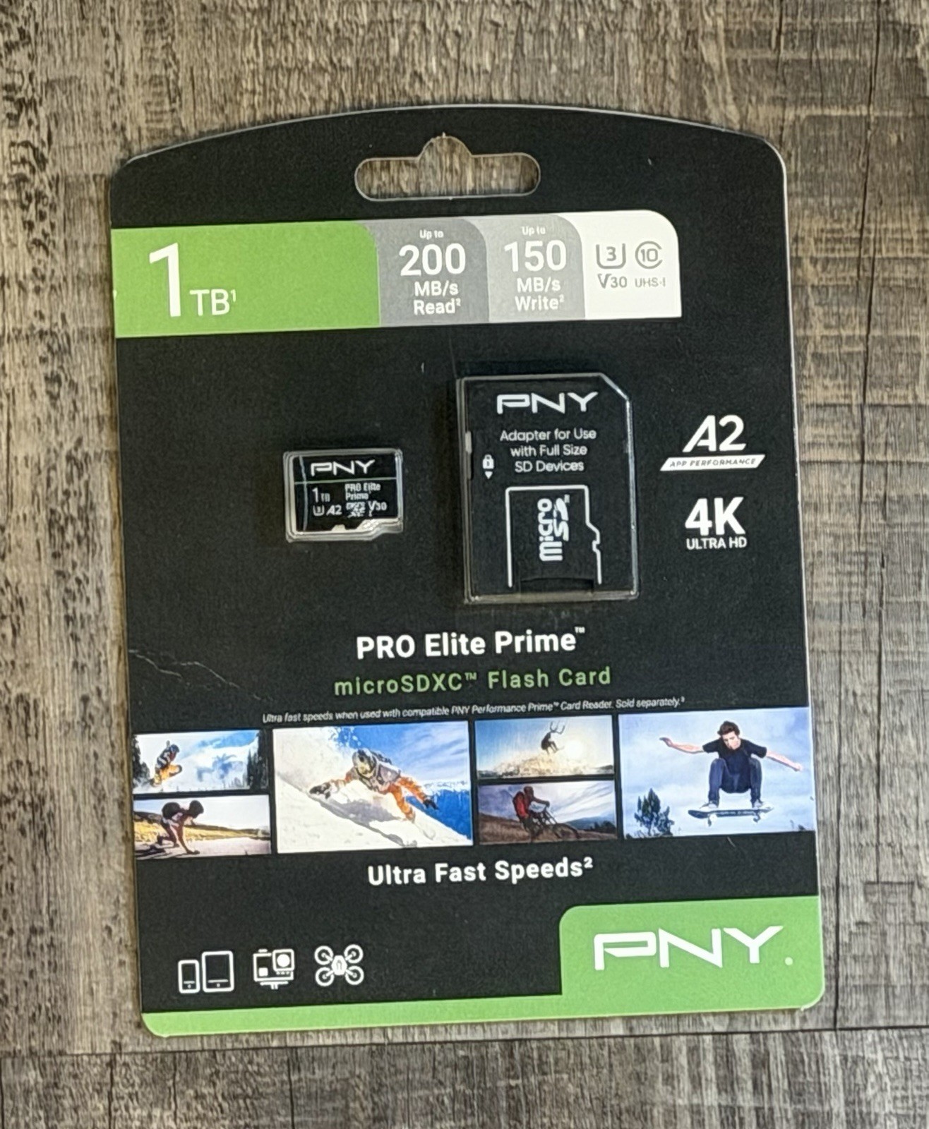 NEW✅ PNY 1TB PRO Elite Prime microSDXC card⭐Class 10🔥ULTRA FAST ⭐FREE SHIPPING!