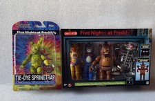 FIVE NIGHTS AT FREDDYS Toy Freddy Bonnie Chica Mangle 4 Figure TieDye Springtrap