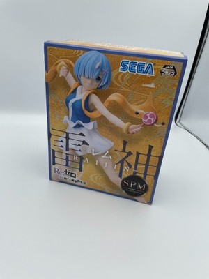 Sega, Figure, Super Premium, Re:Zero, ''Rem/Raijin'', Used