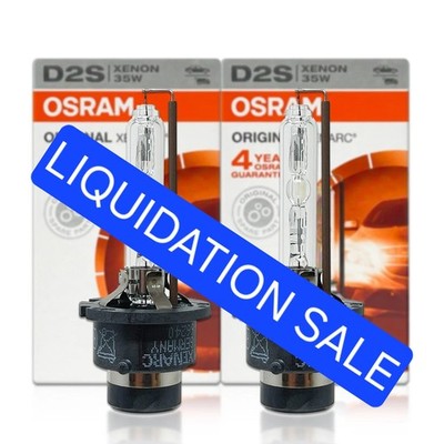 Osram D2S ORIGINAL OEM 4300K HID d2s Headlight Bulbs 66240 | Pack of 2