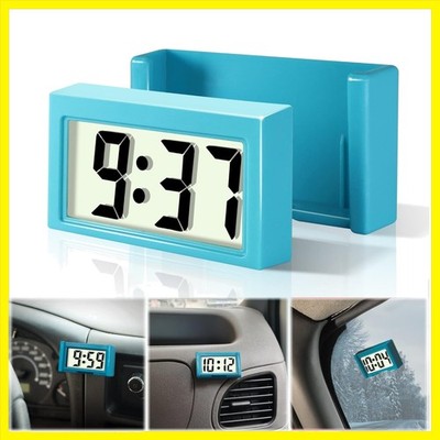 Car Dashboard Digital Clock - Vehicle Adhesive Clock with Jumbo LCD Time & Da...