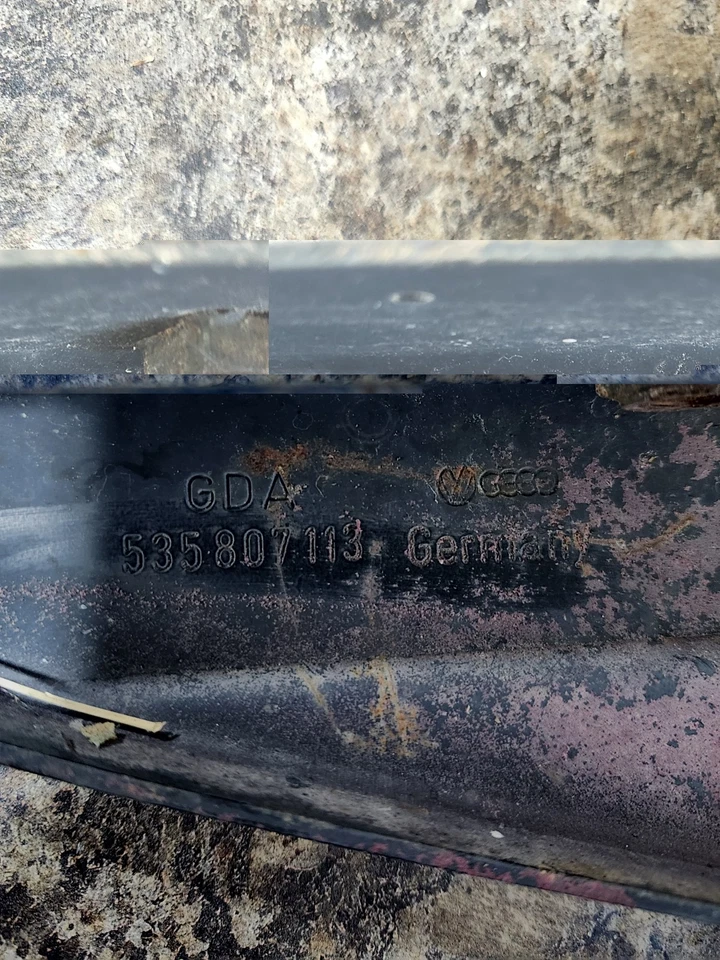 PAR Portachoques Soporte Volkswagen Corrado Original 503 807 114a 535 807 113  Foto 3 de 4